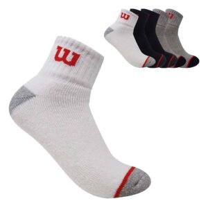 PACK X3 PARES DE MEDIAS QUARTER HOMBRE WILSON SURT