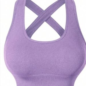Top sin mangas lila